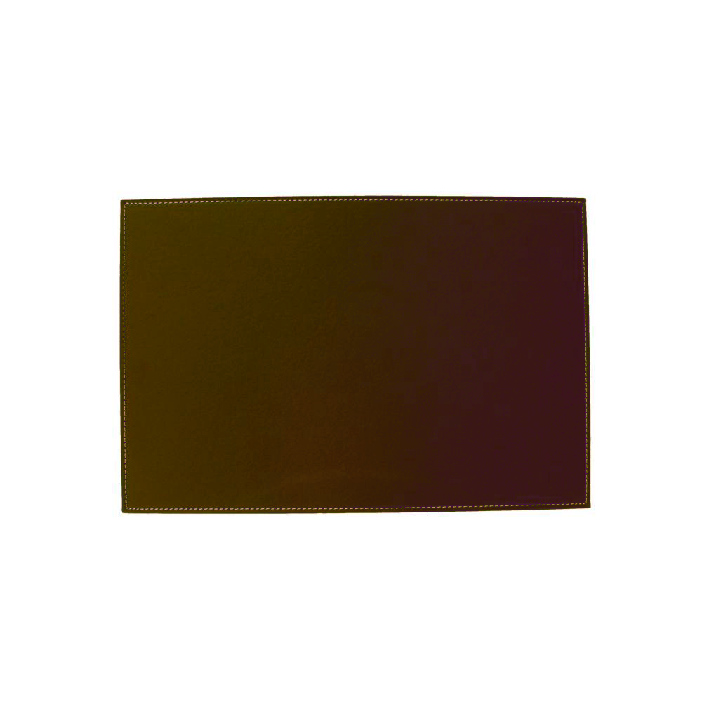 Dacore - Dækkeserviet kunstlæder hård mørk brun 30x45 cm