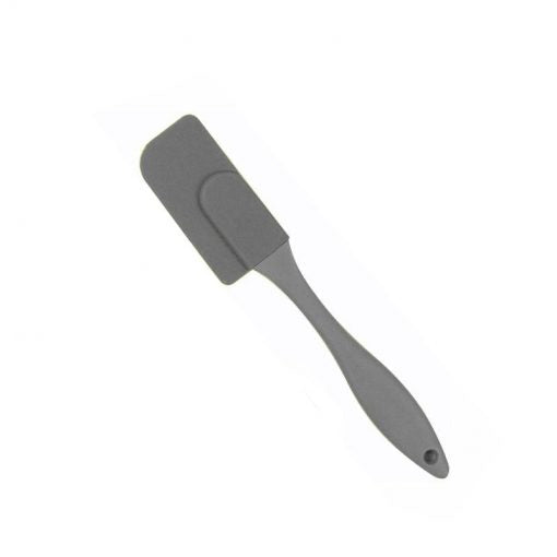 Conzept Kitchen silikone spatel 19x3,3 cm grå/sort