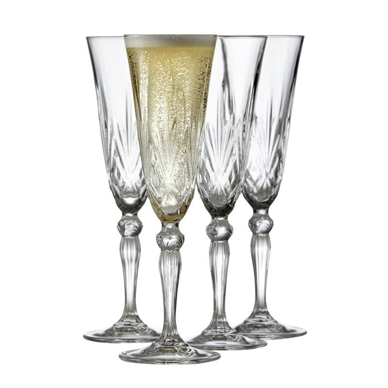 Lyngby Glas - Melodia Champagner 16 cl - 4 Stk