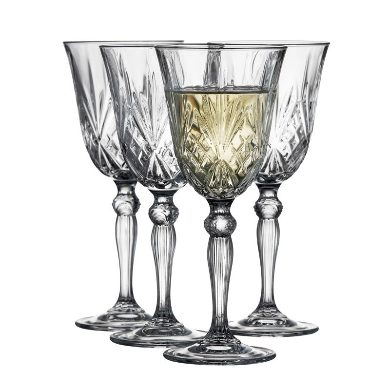 Lyngby Glas - Melodia Hvidvin 21cl - 4 stk