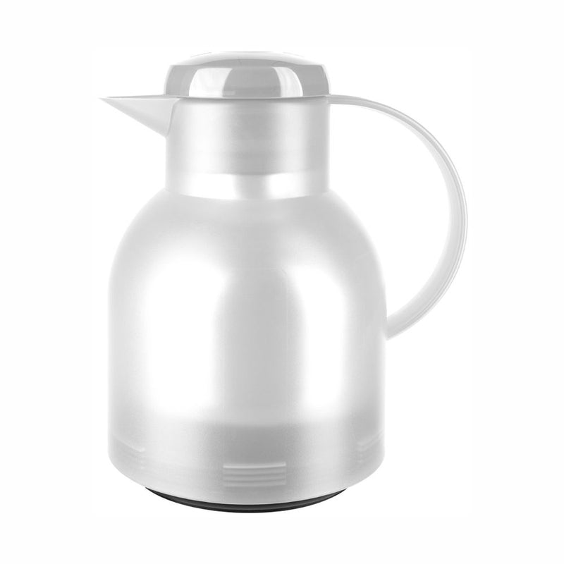 Emsa - Samba Thermoskanne 1 l - Transparent Weiß