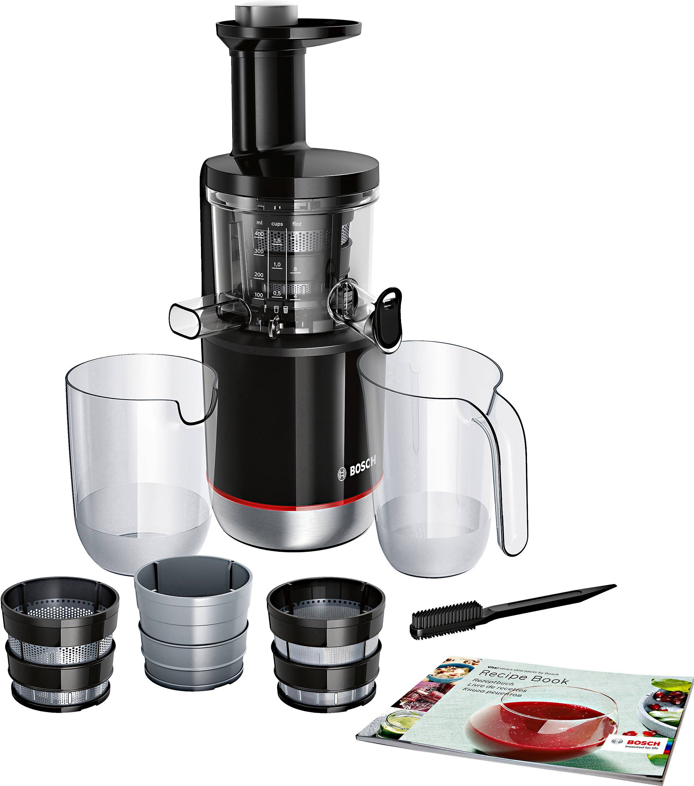 Bosch - Slowjuicer 150W MESM731M - Sort/stål
