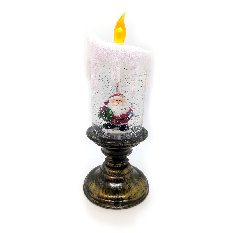 Conzept Christmas - Snöljus med jultomten - 14x27,5 cm