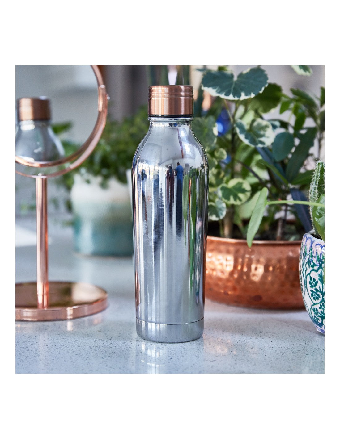 Root7 – OneBottle Drikkeflaske 500ml – Polished Steel