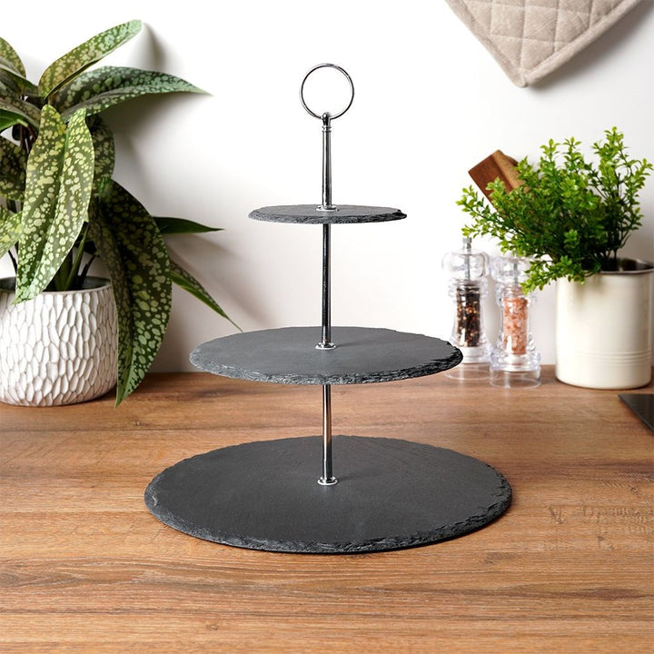 Excellent Houseware - Madstand Skifer - 3 Lag