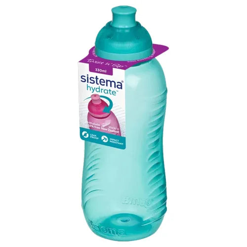 Sistema Dryckesflaska 330 ml.Twist & Sip ass. färger