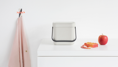 Brabantia - Sort & Go Affaldsspand -  6 l - lysegrå